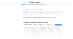 Desktop Screenshot of lipsum.es